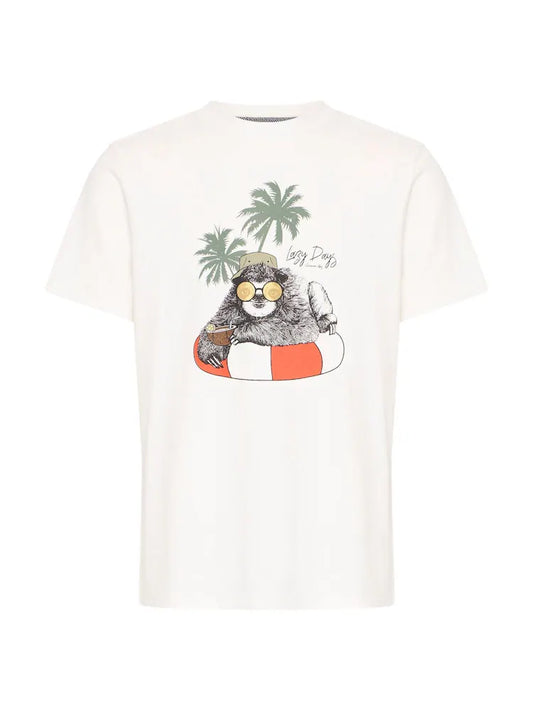 Blend Printed Tee - Wild (White)