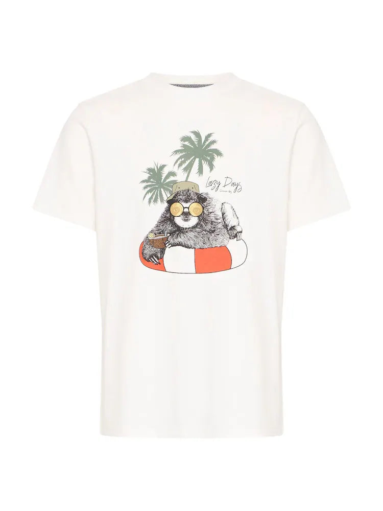 Blend Printed Tee - Wild (White)