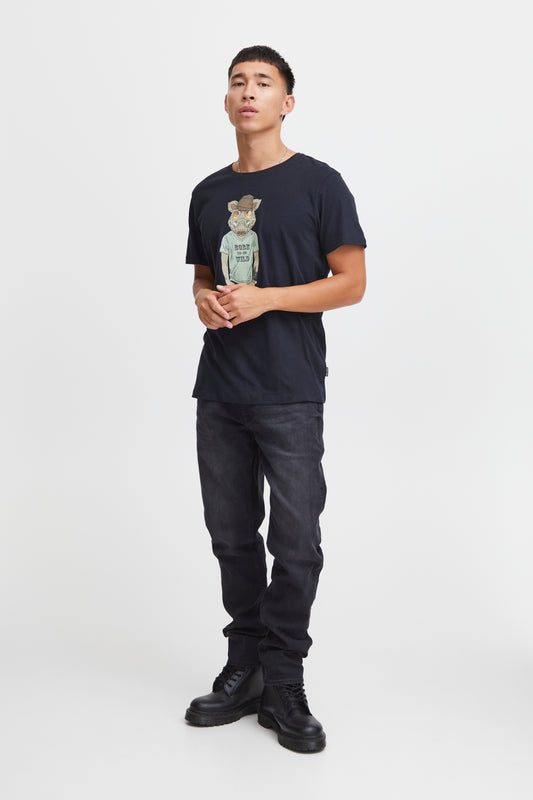 Blend Black Graphic T-Shirt