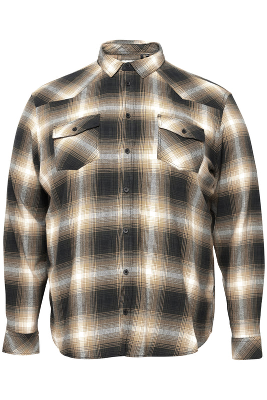 Blend Check Shirt - Blue