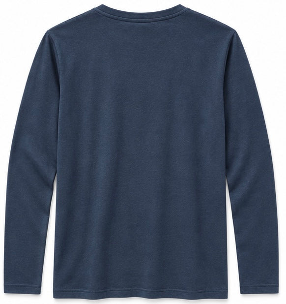Blend He Long Sleeve Tee | Blue