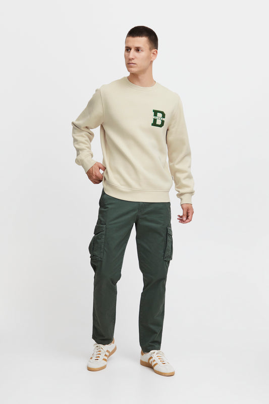 Blend Initial Sweatshirt - Oyster