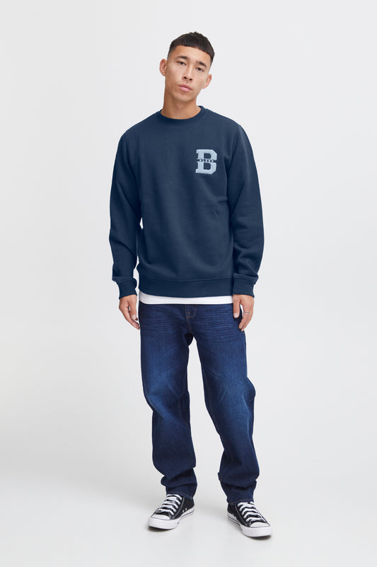 Blend Initial Sweatshirt - Navy