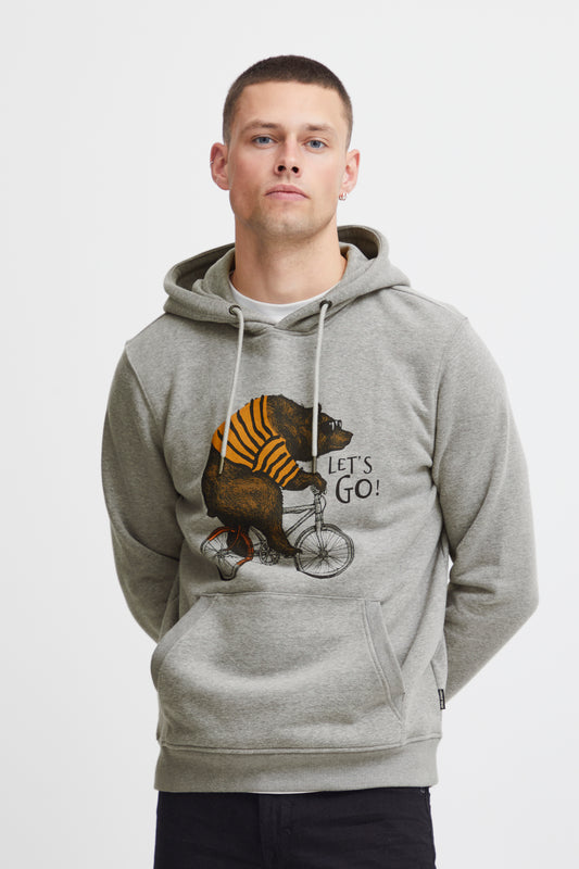 Blend Hooded Sweatshirt - Stone/Bear