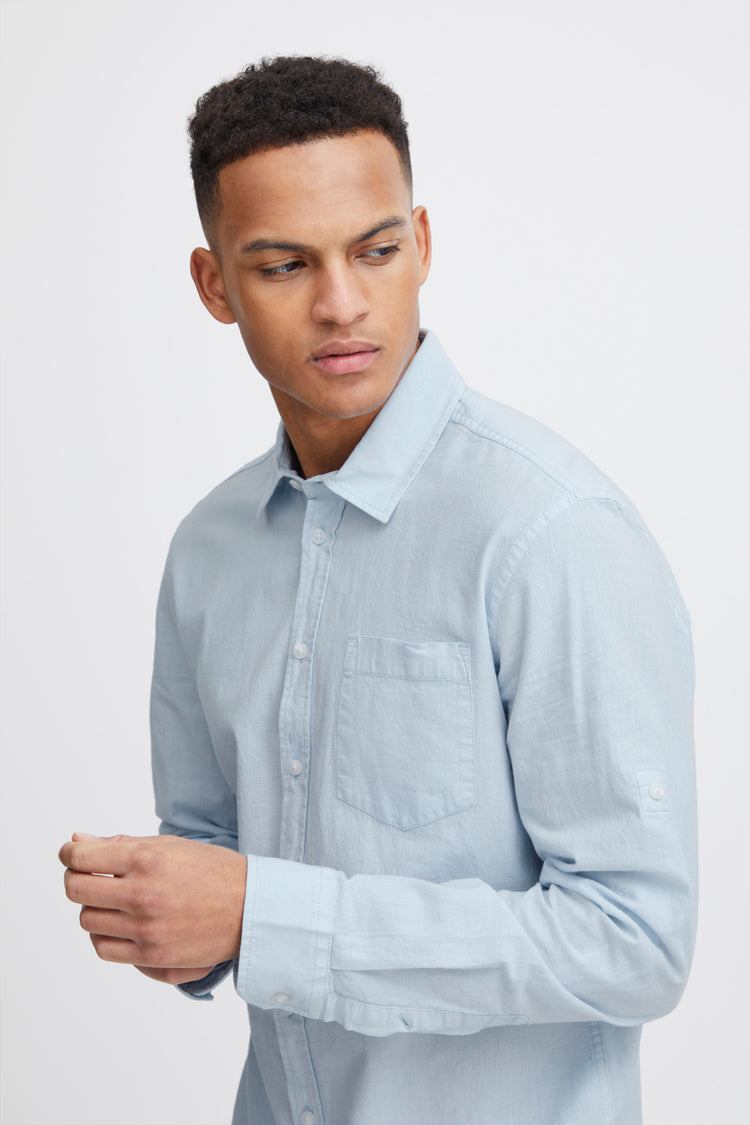 Blend Pocket Shirt | Cashmere Blue