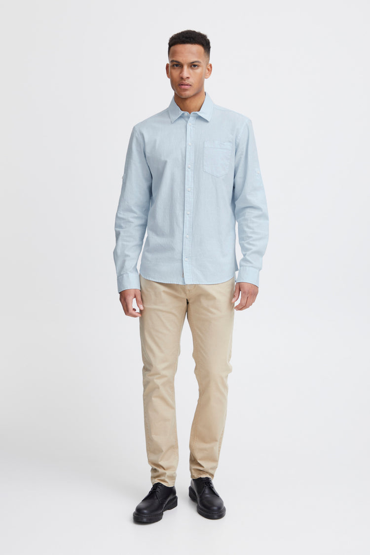 Blend Pocket Shirt | Cashmere Blue