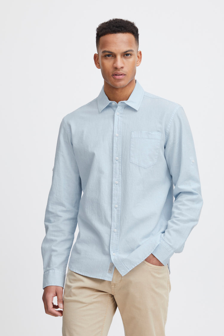Blend Pocket Shirt | Cashmere Blue