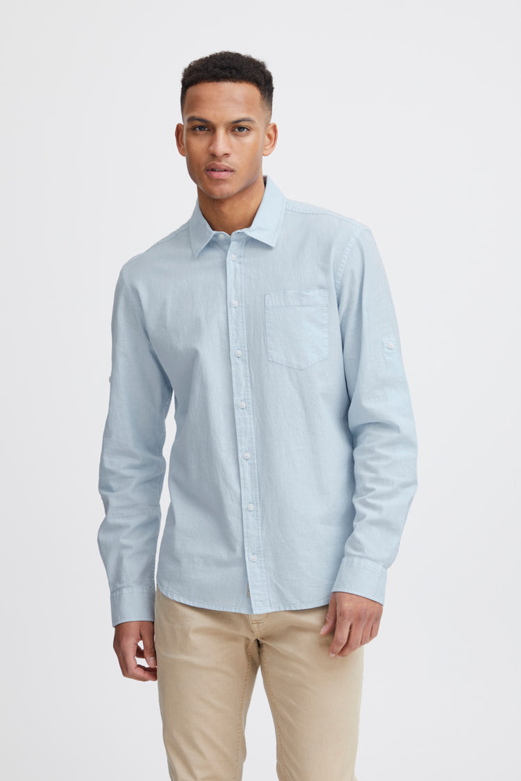 Blend Pocket Shirt | Cashmere Blue