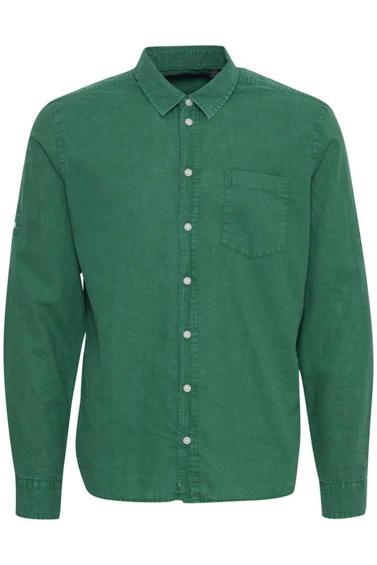 Blend Pocket Shirt | Pine Green