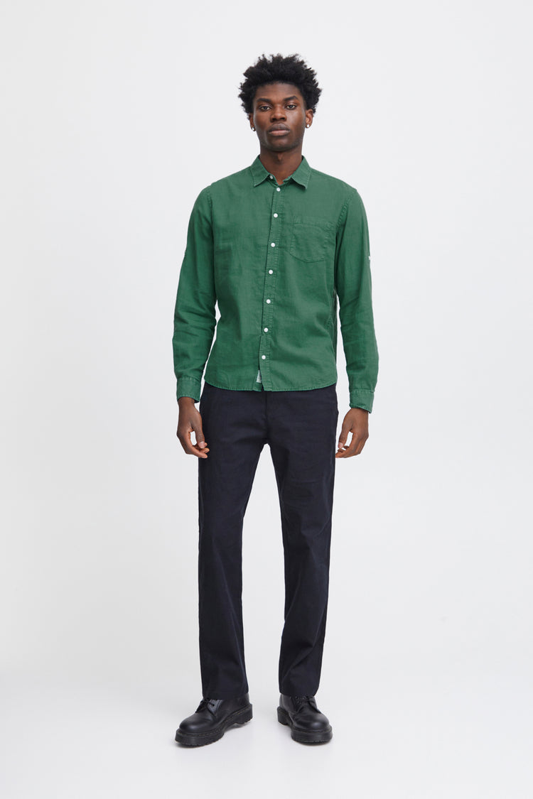 Blend Pocket Shirt | Pine Green