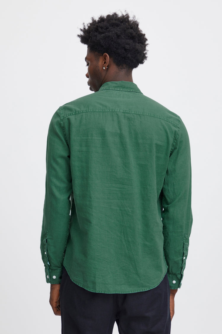 Blend Pocket Shirt | Pine Green