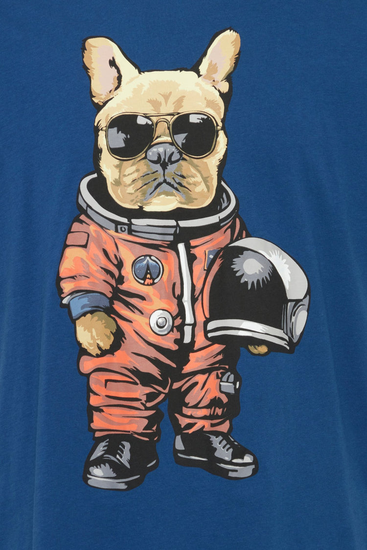 Blend Navy Graphic Tee