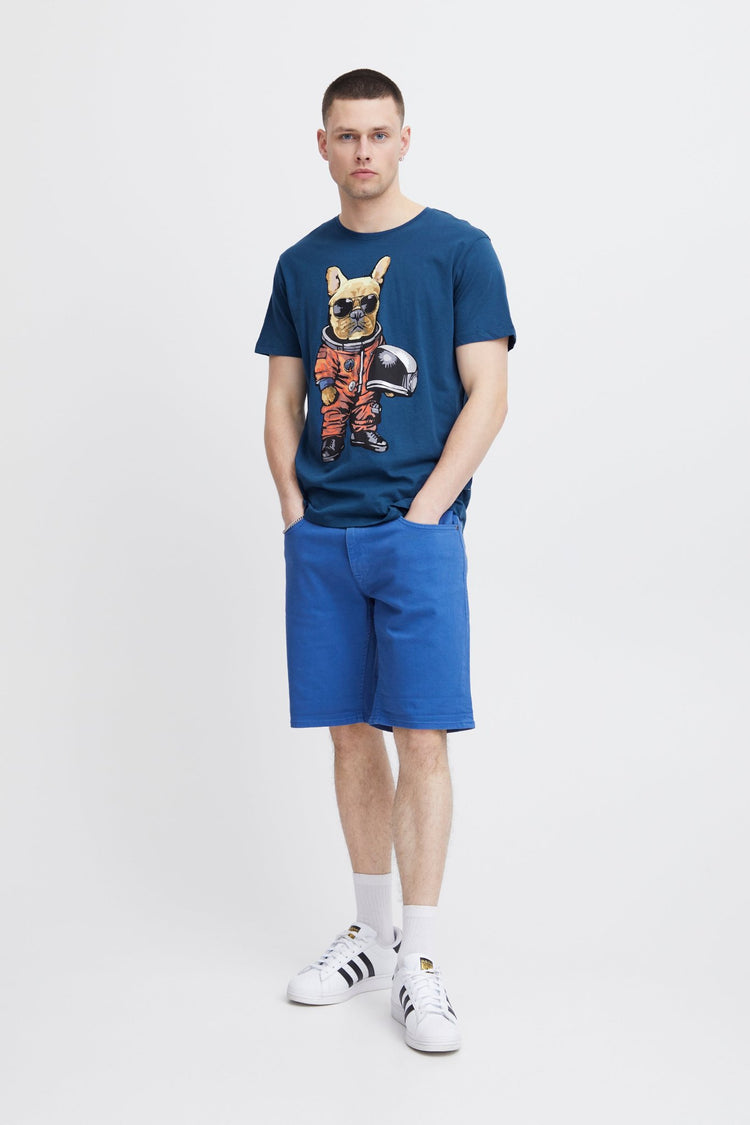 Blend Navy Graphic Tee