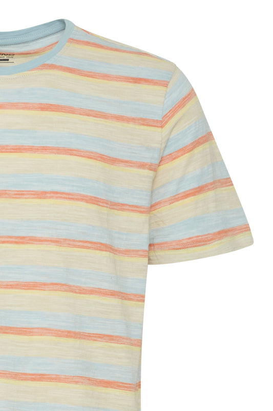 Blend Multi Coloured Stripe Tee