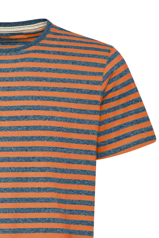 Blend Coral Striped Tee