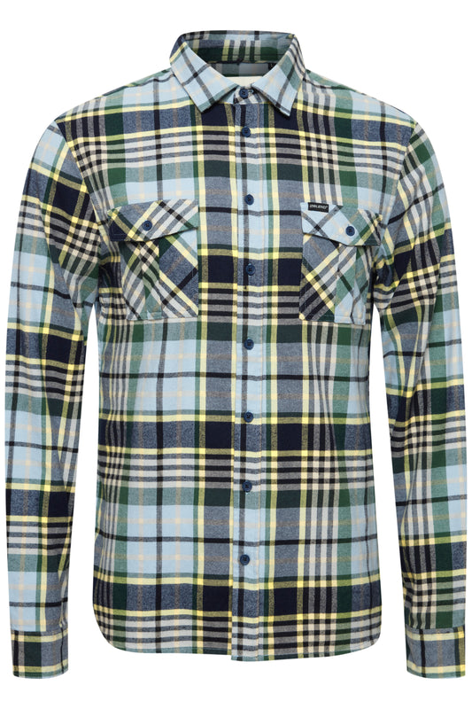 Blend Check Shirt - Navy