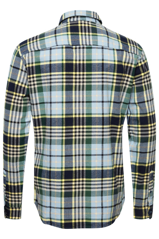 Blend Check Shirt - Navy