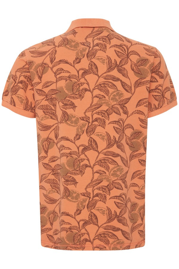 Blend Coral Print Polo