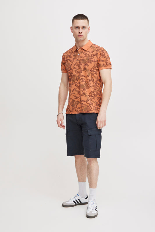 Blend Coral Print Polo