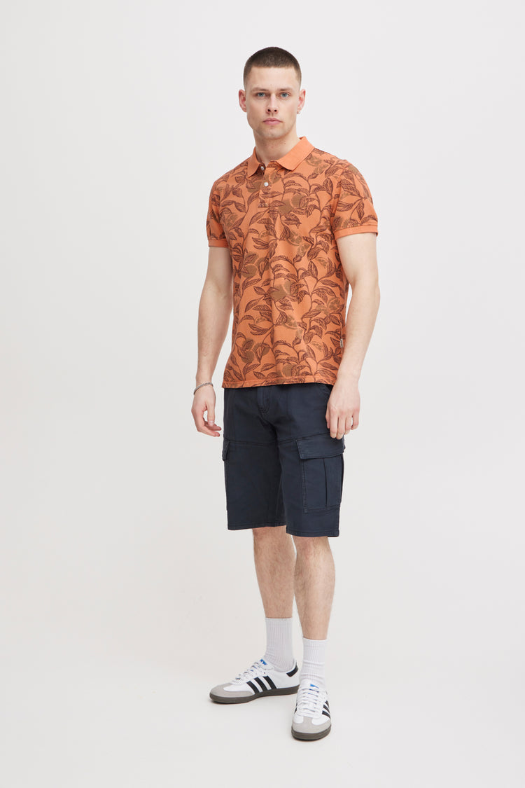 Blend Coral Print Polo