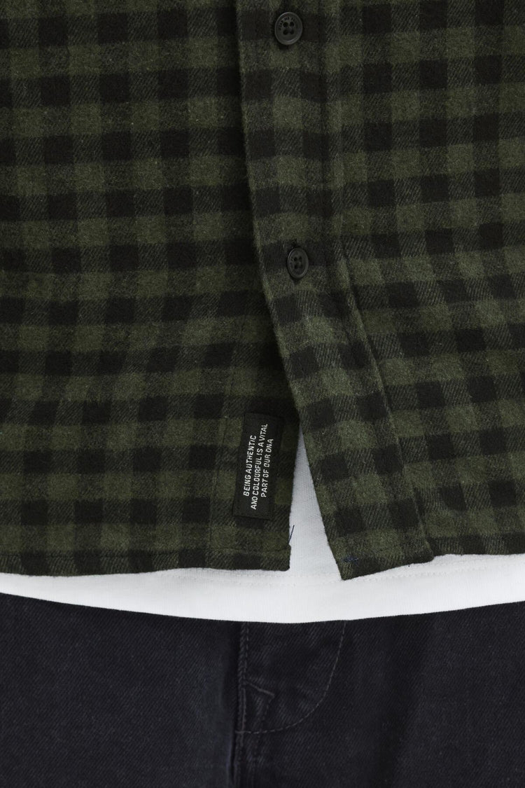 Blend Green Check Shirt