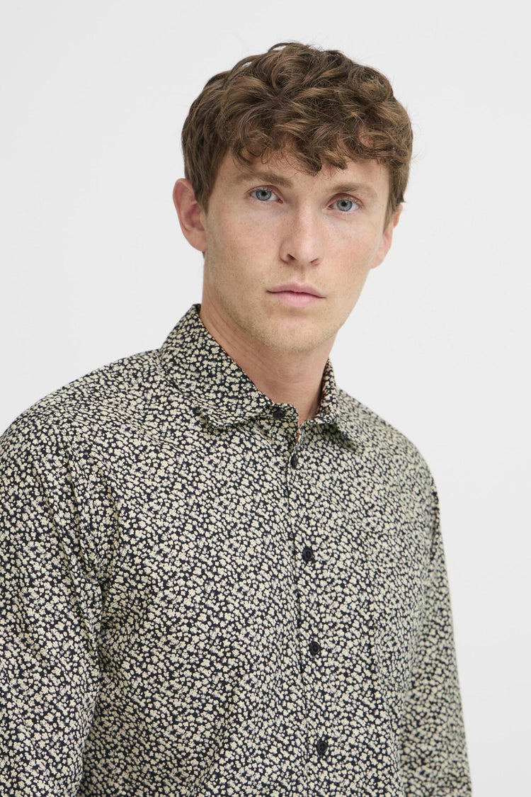 Blend Black Print Shirt
