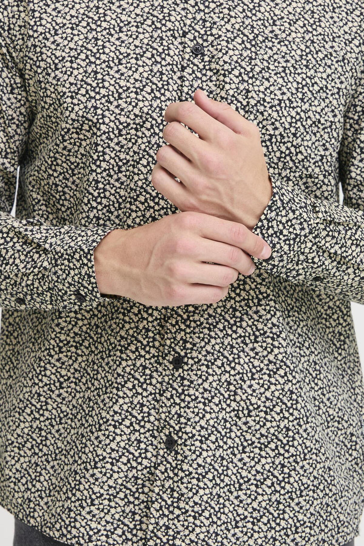 Blend Black Print Shirt