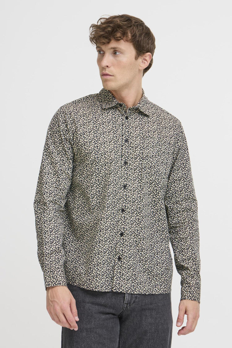 Blend Black Print Shirt
