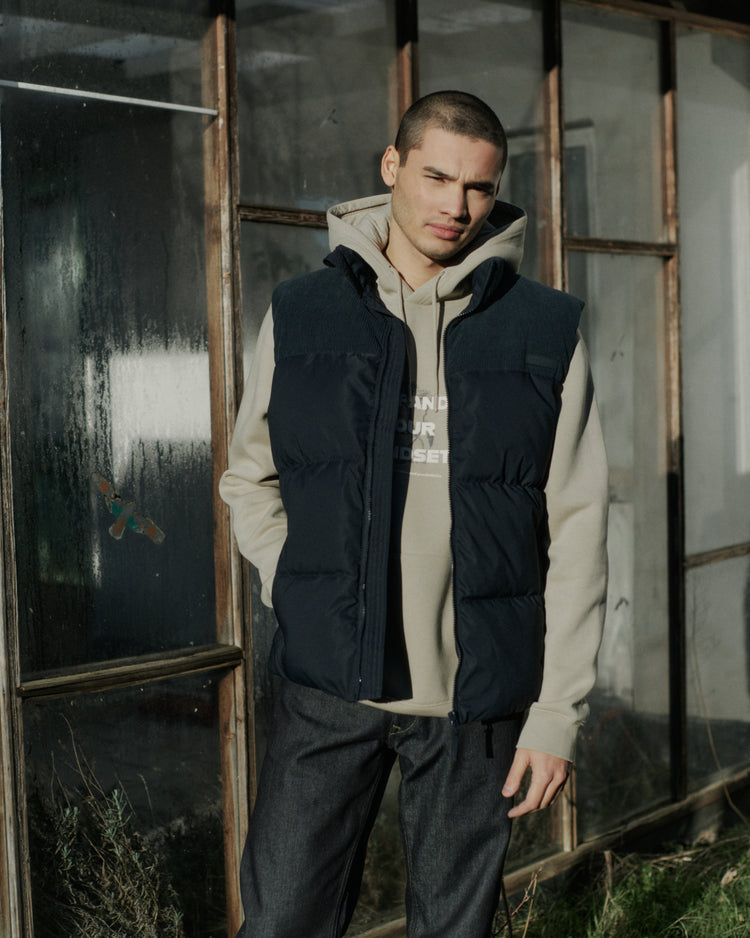 Blend Blue Puffer Vest