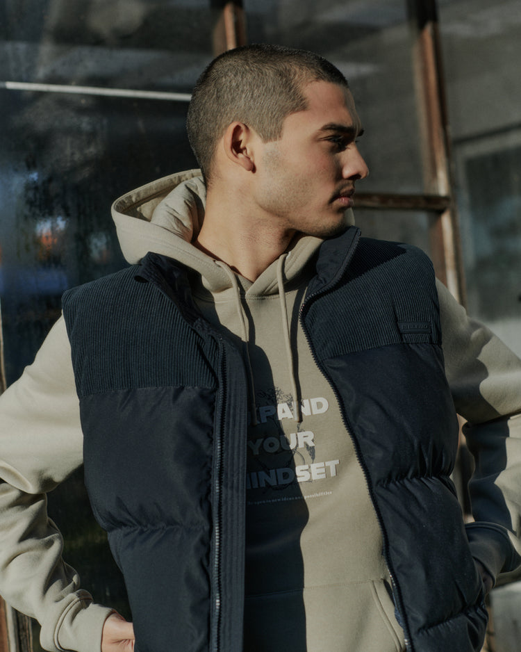 Blend Blue Puffer Vest