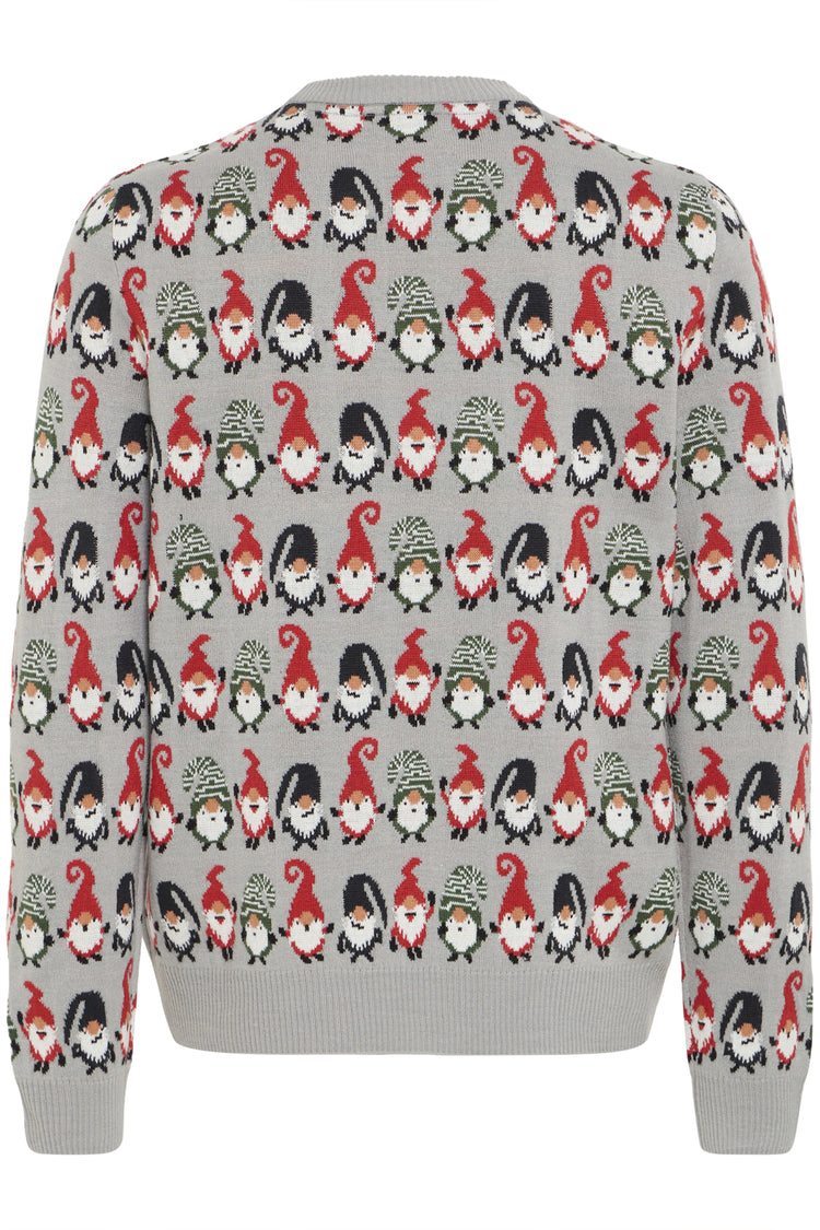 Blend He Christmas Memphis Pullover |Stone