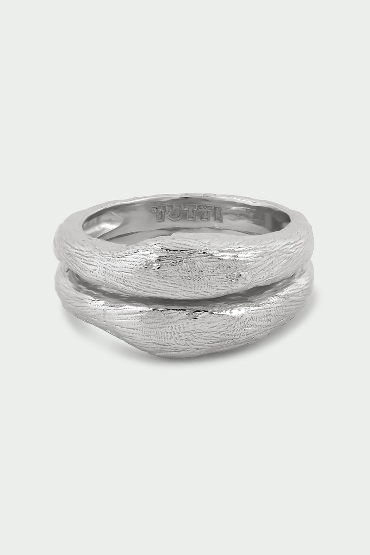 Tutti Ashen Ring Set | Silver