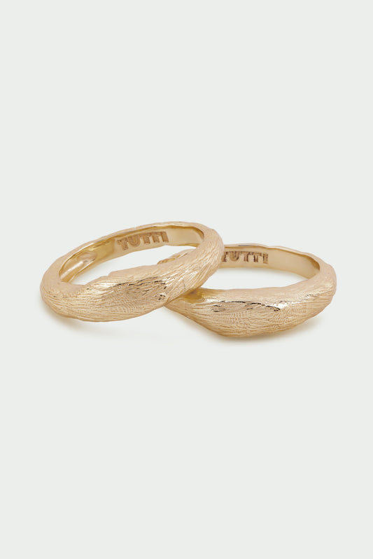 Tutti Ashen Ring Set | Gold