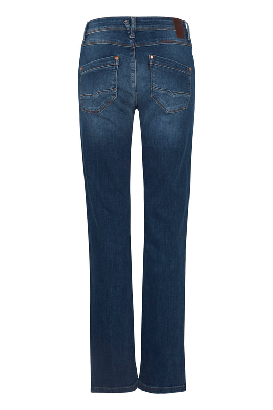 Pulz Karolina Jean  HWST Leg | Medium Blue L32