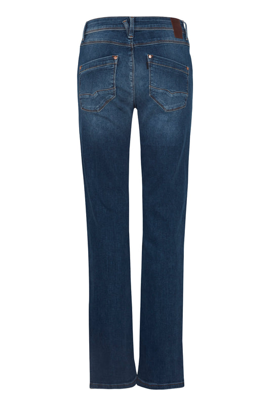 Pulz Karolina Jean  HWST Leg - Medium Blue L30