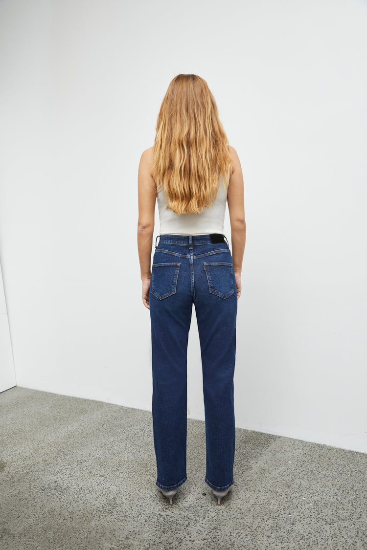 Pulz Liva Ultra Highwaist Straight Leg Jeans