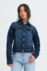 Pulz Katja Denim Jacket | Dark Blue