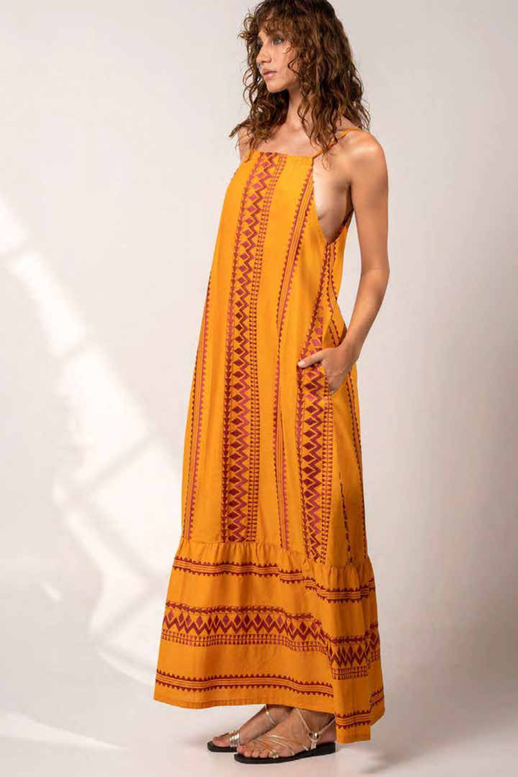 Aether Concept Khaki Dress