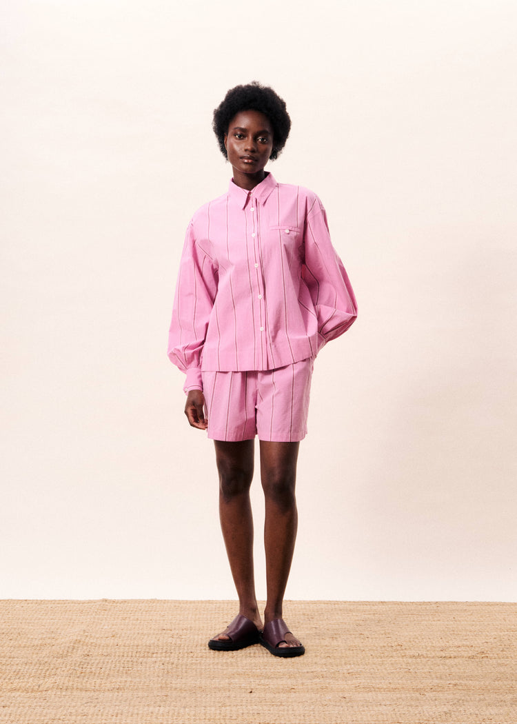 FRNCH Nazare Shirt | Violine (pink)