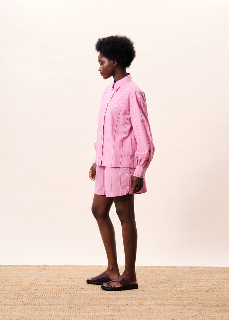 FRNCH Nazare Shirt | Violine (pink)
