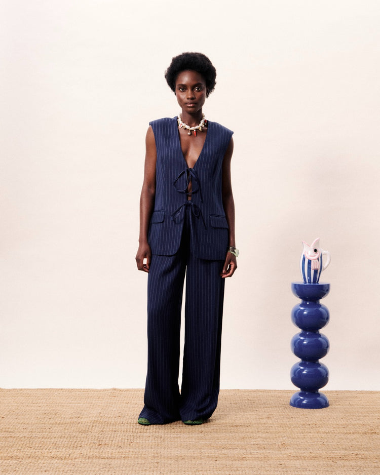 FRNCH Torrea Pants - navy