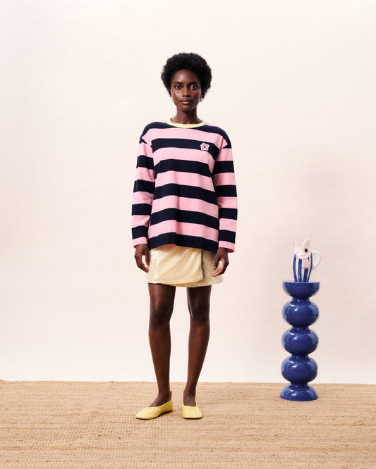 FRNCH Galiana Top | Bleu Marine (navy)