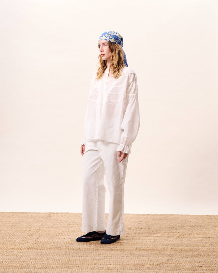 FRNCH Brielle Blouse - white