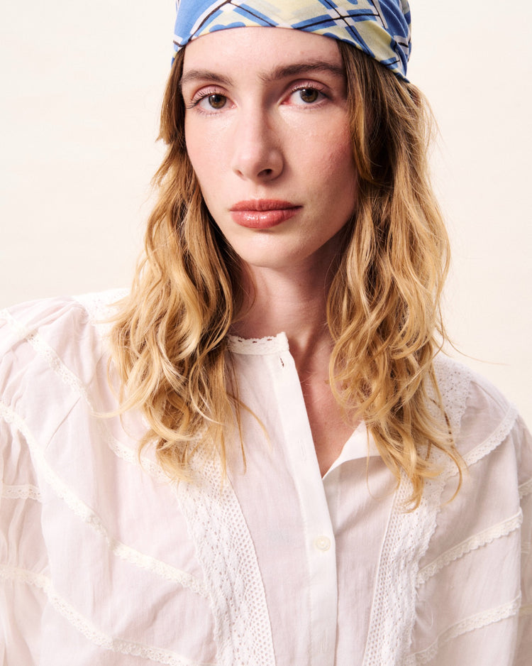 FRNCH Brielle Blouse - white