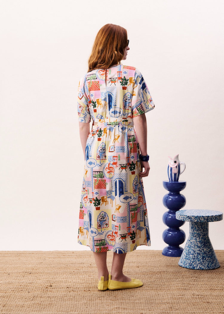 FRNCH Perle Dress | Bord de l'eau print