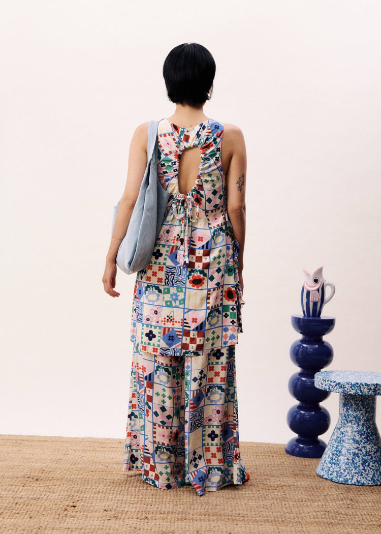 FRNCH Egeria Pants | Mix & Match print