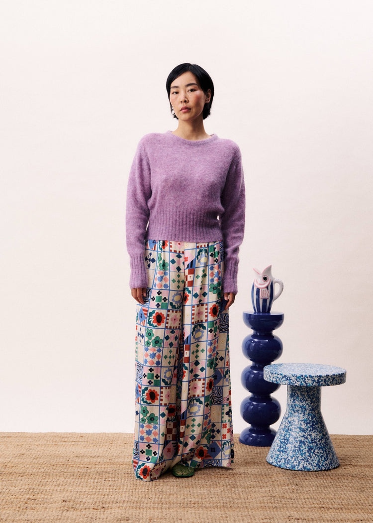 FRNCH Egeria Pants | Mix & Match print