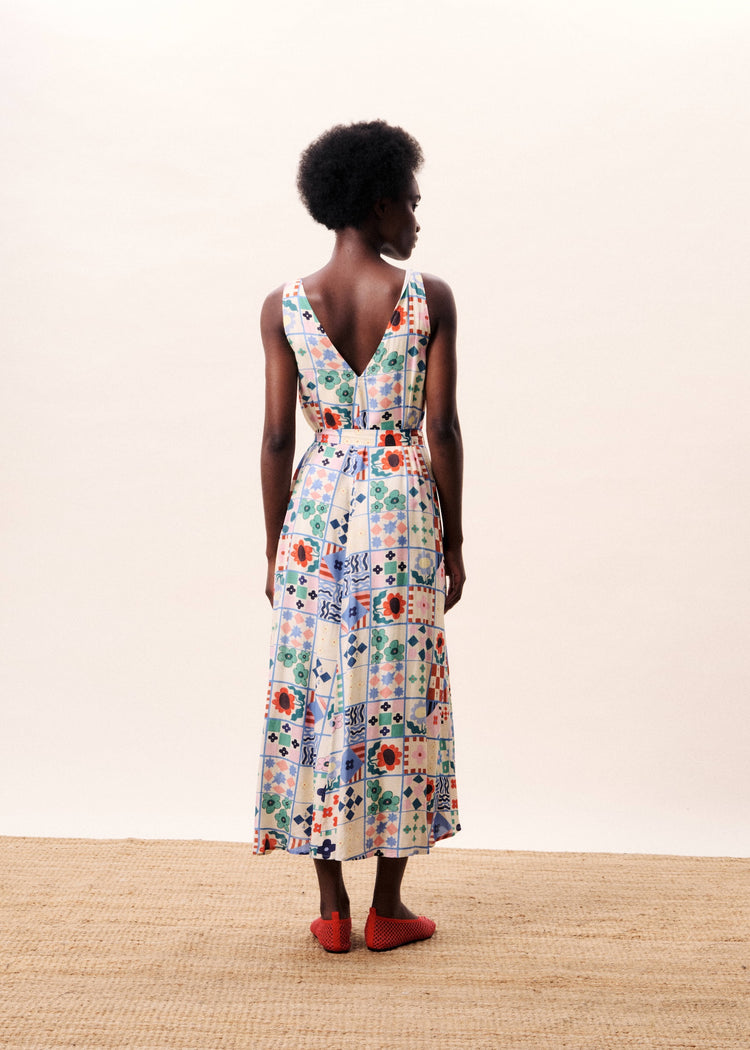 FRNCH Consordia Dress | Mix & Match print