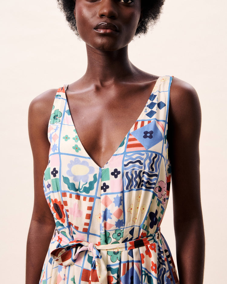 FRNCH Consordia Dress | Mix & Match print