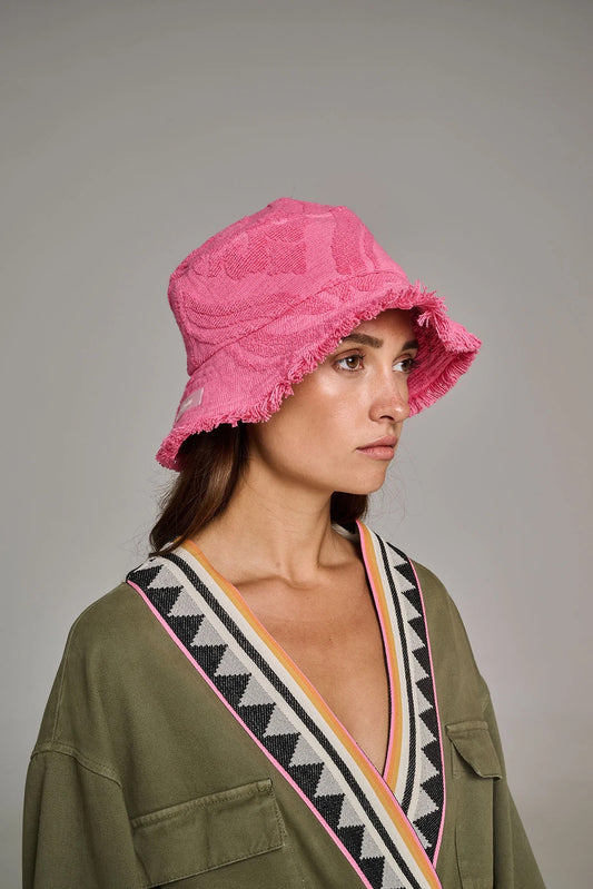 Devotion Twins Ounakitis Pink Bucket Hat